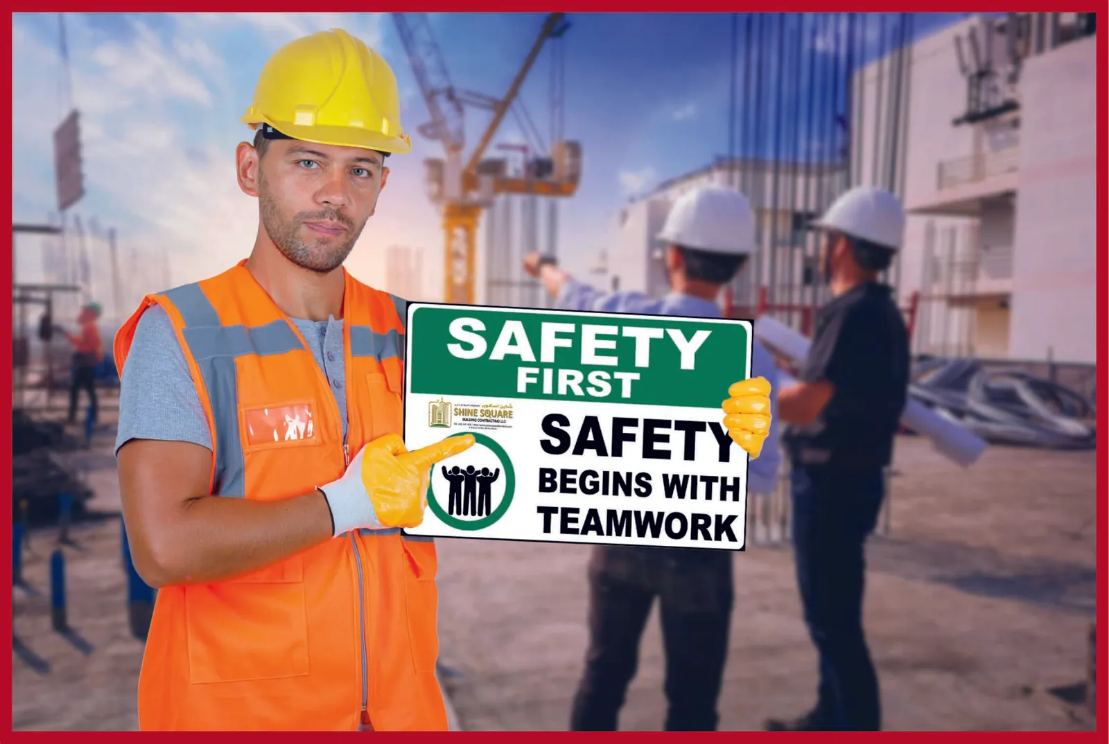 Large format printing for UAE construction sites